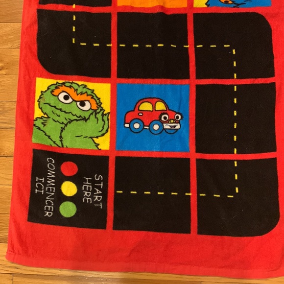 Sesame Street Racing Beach Towel - Picture 2 of 6